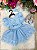 Romper/Vestido Princesa Belli Elisa Azul Bebe - Imagem 3