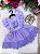 Romper/Vestido Princesa Belli Elisa Lilas - Imagem 3