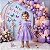 Romper/Vestido Princesa Belli Elisa Lilas - Imagem 1