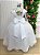 Vestido Banana Club Longo Diamante Branco - Imagem 5