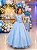 Vestido Mini Miss Longo Suzy Azul Bebe - Imagem 2