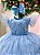 Vestido Menina Bonita Maju Azul Bebe - Imagem 4
