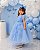 Vestido Menina Bonita Maju Azul Bebe - Imagem 2