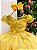 Vestido Mini Miss Longo Carol Amarelo - Imagem 4