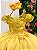 Vestido Mini Miss Longo Carol Amarelo - Imagem 5