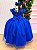 Vestido Mini Miss Longo Carol Azul Royal - Imagem 5
