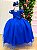 Vestido Mini Miss Longo Carol Azul Royal - Imagem 2