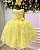 Vestido Juvenil Vila Lele Regata Flores Amarelo - Imagem 2
