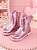 Bota/ Coturno Pitico Boiadeira Rosa Metalizado - Imagem 3