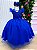 Vestido Mini Miss Longo Suzy Azul Royal - Imagem 1