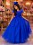 Vestido Mini Miss Longo Suzy Azul Royal - Imagem 2