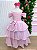 Vestido Banana Club Longo Safira Rosa Bebe - Imagem 2