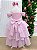Vestido Banana Club Longo Safira Rosa Bebe - Imagem 6