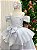 Vestido Banana Club Longo Safira Branco - Imagem 5