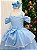 Vestido Banana Club Longo Safira Azul Bebe - Imagem 4