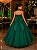 Vestido Banana Club Longo Âmbar Verde Bandeira - Imagem 3