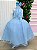 Vestido Banana Club Longo Âmbar Azul Bebe - Imagem 6