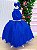 Vestido Banana Club Longo Âmbar Azul Royal - Imagem 4