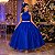 Vestido Banana Club Longo Âmbar Azul Royal - Imagem 1