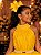 Vestido Banana Club Longo Âmbar Amarelo - Imagem 2