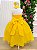 Vestido Banana Club Longo Âmbar Amarelo - Imagem 8