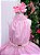 Vestido Banana Club Longo Âmbar Rosa bebe - Imagem 5
