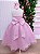 Vestido Banana Club Longo Âmbar Rosa bebe - Imagem 8