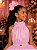 Vestido Banana Club Longo Âmbar Rosa bebe - Imagem 2