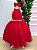 Vestido Banana Club Longo Âmbar Vermelho - Imagem 4