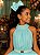 Vestido Banana Club Longo Âmbar Verde Menta - Imagem 2