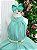 Vestido Banana Club Longo Âmbar Verde Menta - Imagem 6