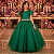 Vestido Marie Longo Heloisa Verde Bandeira - Imagem 1