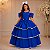 Vestido Banana Club Longo Safira Azul Royal - Imagem 1