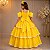Vestido Banana Club Longo Safira Amarelo - Imagem 2