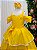 Vestido Banana Club Longo Safira Amarelo - Imagem 5