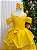 Vestido Banana Club Longo Safira Amarelo - Imagem 4
