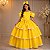 Vestido Banana Club Longo Safira Amarelo - Imagem 1