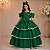 Vestido Banana Club Longo Safira Verde Bandeira - Imagem 1