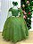 Vestido Banana Club Longo Diamante Verde Militar - Imagem 3