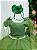 Vestido Banana Club Longo Diamante Verde Militar - Imagem 4