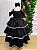 Vestido Banana Club Longo Safira Preto - Imagem 3