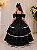 Vestido Banana Club Longo Safira Preto - Imagem 2