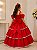 Vestido Banana Club Longo Safira Vermelho - Imagem 2