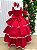 Vestido Banana Club Longo Safira Vermelho - Imagem 7
