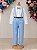 Conjunto Meninos Miss Cherry Leo Azul Claro Md 2 - Imagem 2