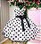 Vestido Ysa Kids Penelope Bolinhas Branco - Imagem 2