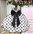 Vestido Ysa Kids Penelope Bolinhas Branco - Imagem 5