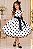 Vestido Ysa Kids Penelope Bolinhas Branco - Imagem 1