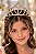Coroa Belli Strass Dourada Monique - Imagem 1