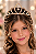 Coroa Belli Strass Dourada Denise - Imagem 1